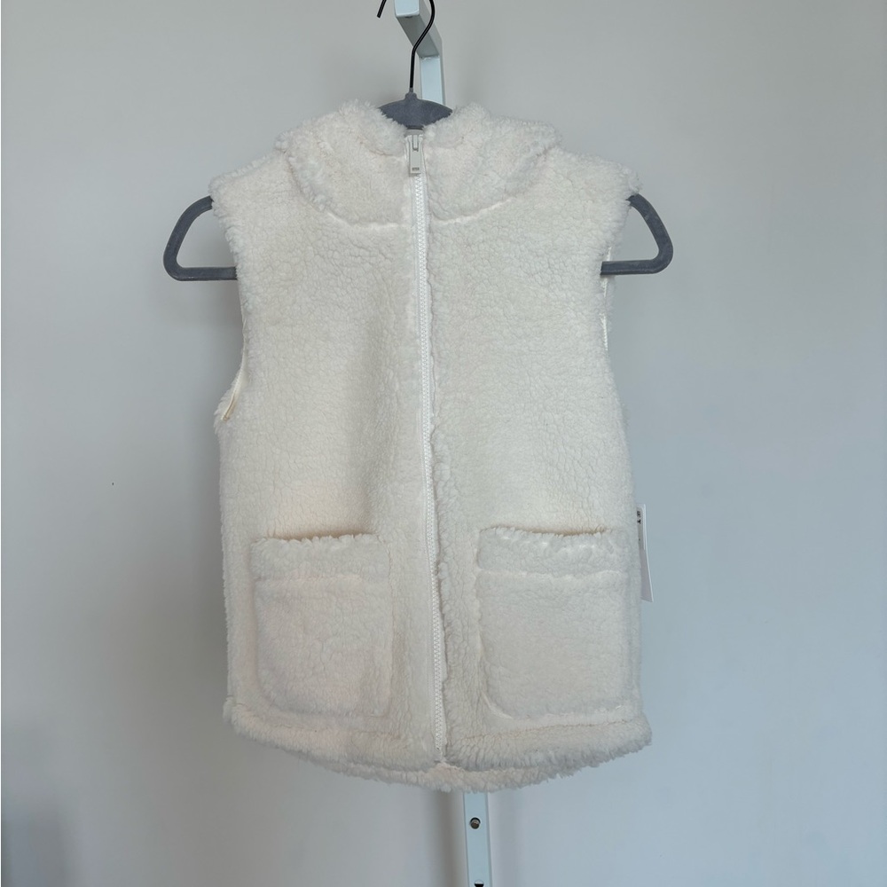 Cozy White Sherpa Vest